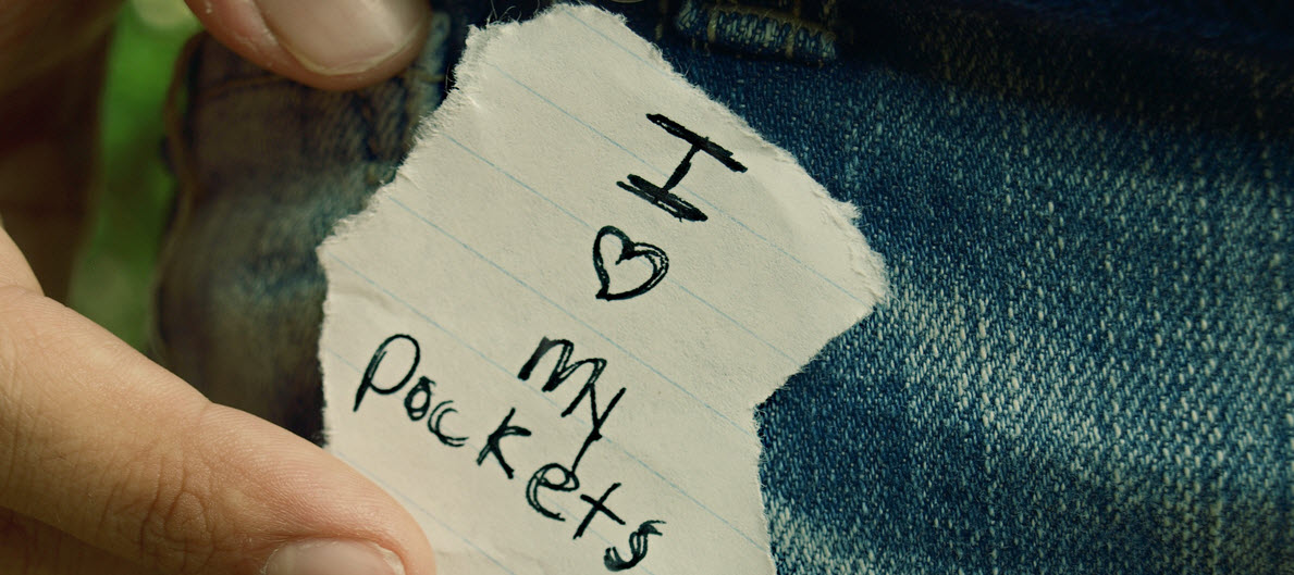 Such a BIG heart tucked behind two little pockets